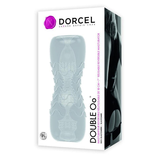 Masturbateur Dorcel Double OO 2 en 1 - Blanc